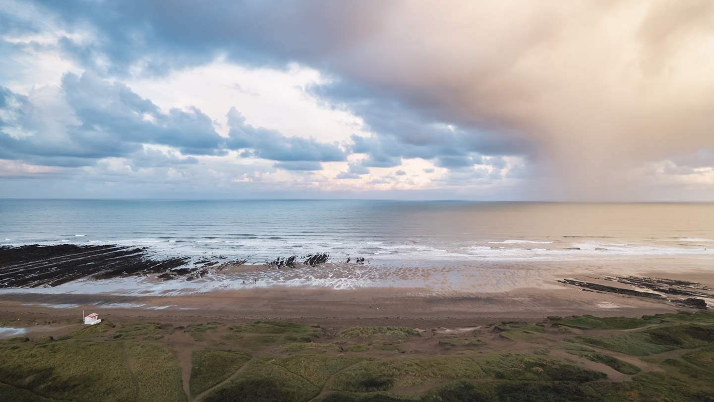 Widemouth Bay beach, just a short stroll away