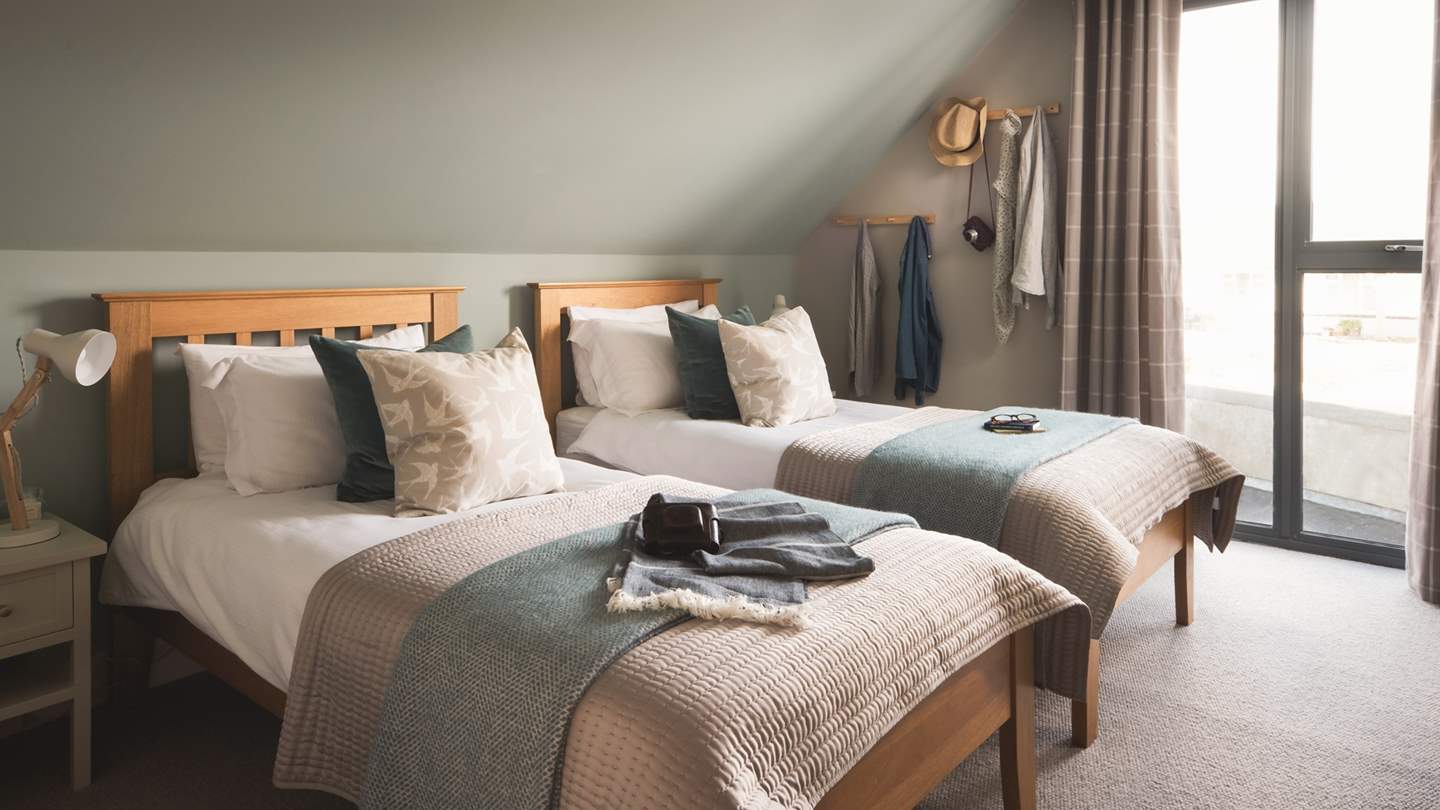 The pretty twin room, perfect for little ones or friends staying together