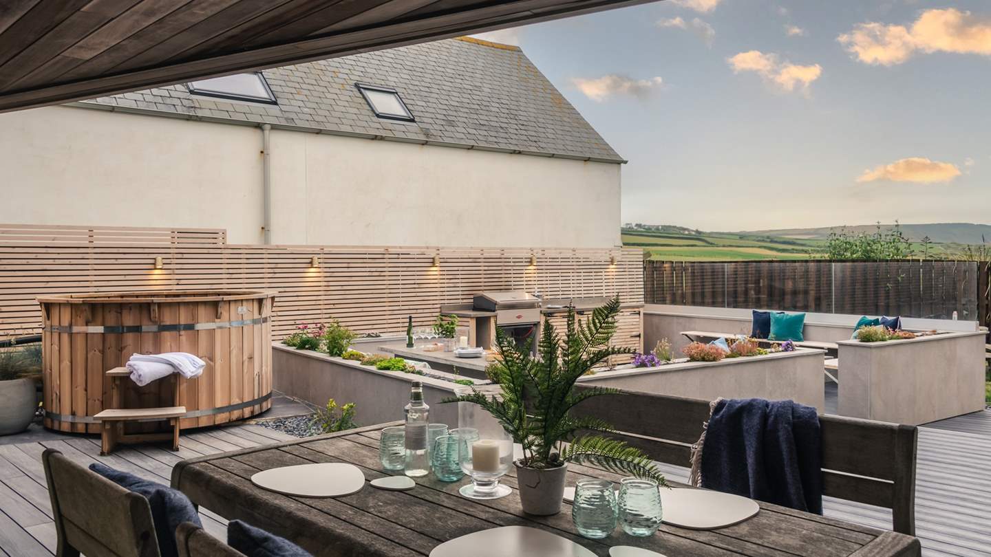 Delight in the endless views of patchwork fields... 