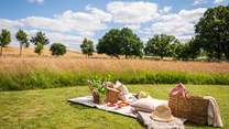 The dreamiest view for a picnic on a balmy afternoon...