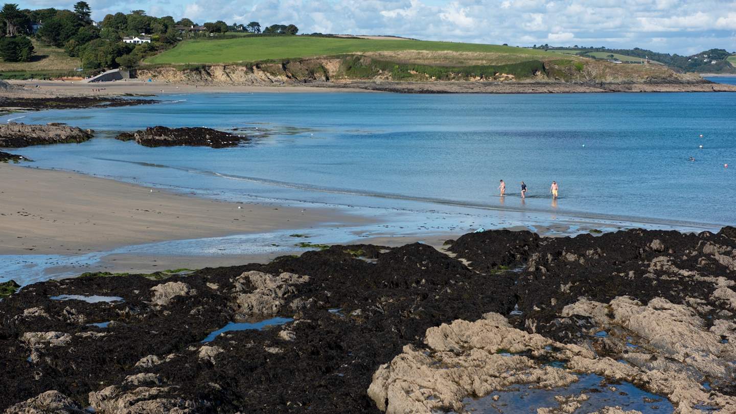 Nearby Portscatho, with a great beach, pub and shops