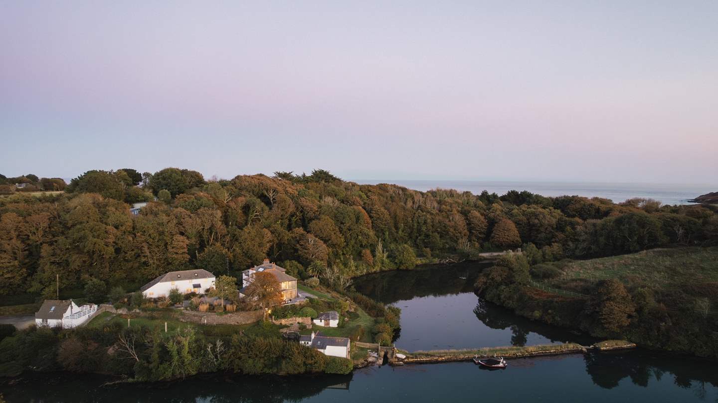Our historic coastal homestay at the head of the Roseland Peninsula