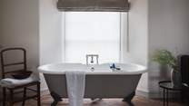 The fabulous bath, perfect for long soaks a deux...