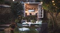 The perfect spot for pre dinner drinks, or an alfresco meal