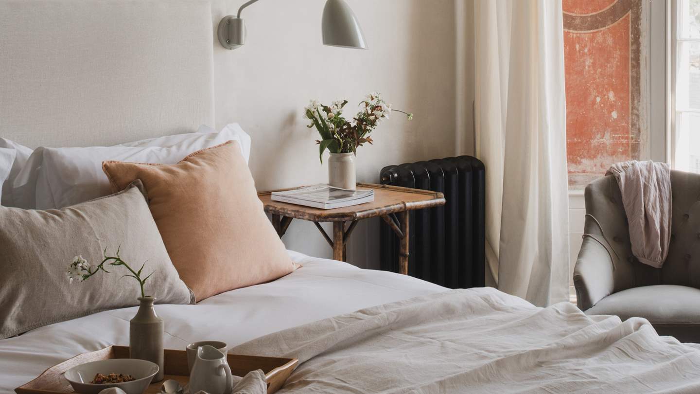 Sumptuous linen and bedding ensures a blissful nights' sleep...and long, lazy lie ins!