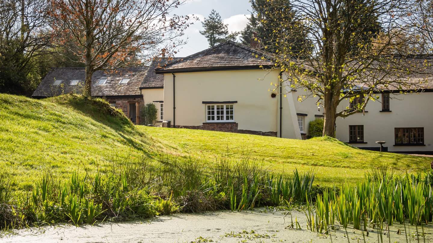 The outdoor space at Apple Blossom Coombe is a midsummer’s dream and winter’s delight with fifteen acres of grounds to explore