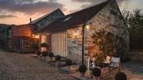 Uncover our charming barn retreat for moments of romantic country escapism, set on a 20-acre small holding...