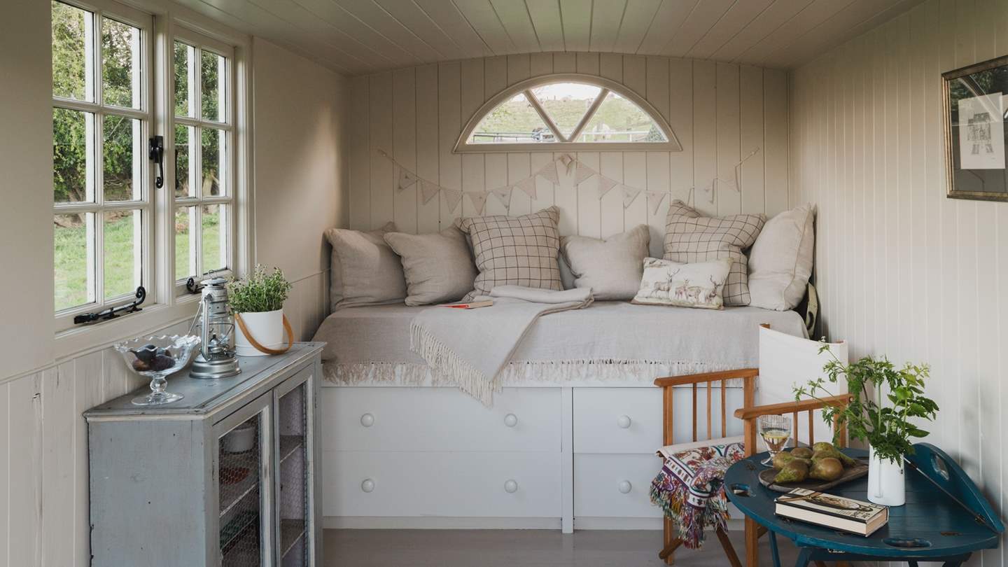 Spend the afternoon with your current page-turner or gaze over sunset skies with a glass in hand...