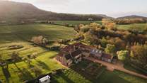 Set on a 20-acre small holding within the rolling North Yorkshire Moors...