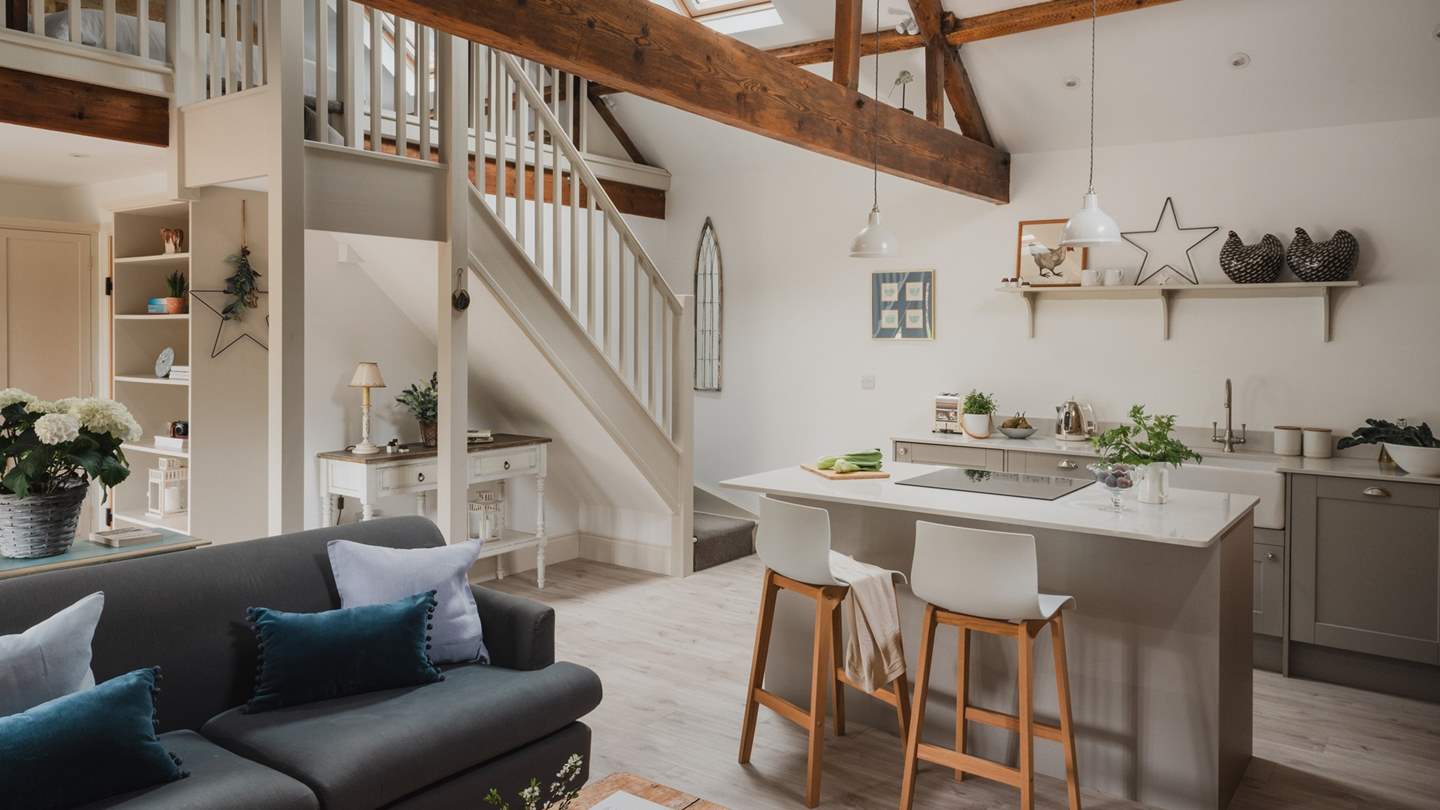 Throughout the main living space you'll find underfloor heating to ensure the cosiest ambience...