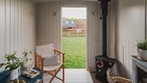 Featuring a wood burning stove for cosy moments...