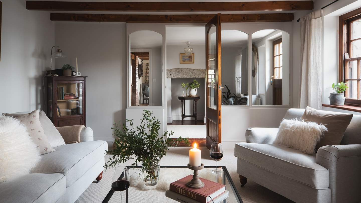 Beautifully restored, this cottage retains all of its unique vintage charm