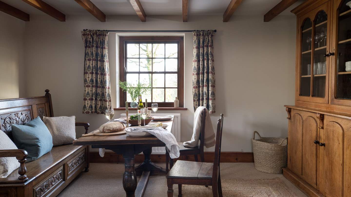 The perfect spot for meals, whether you're being cosily romantic or enjoying family time together