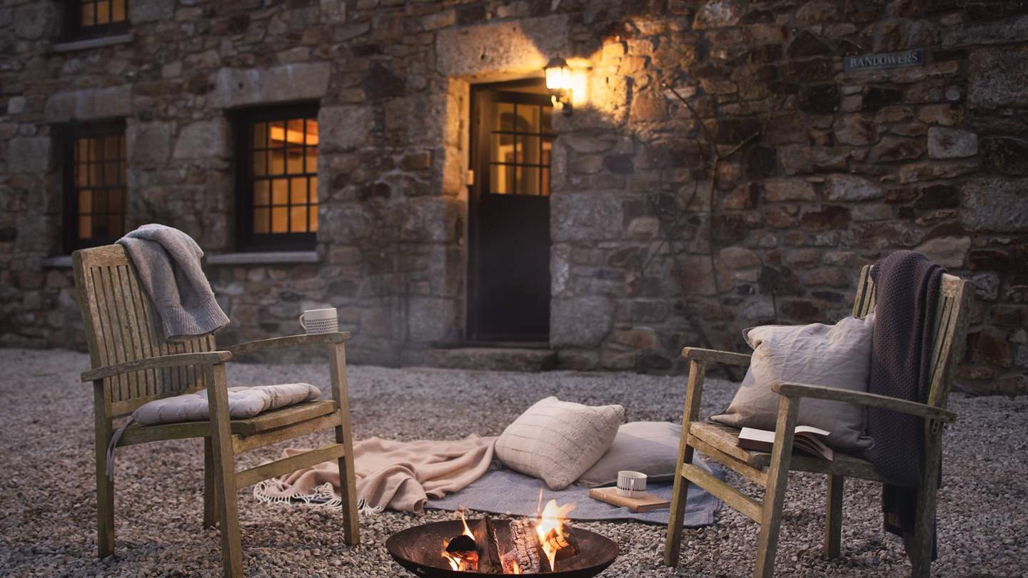 Make the most of star-lit nights with the brazier and a blanket or two