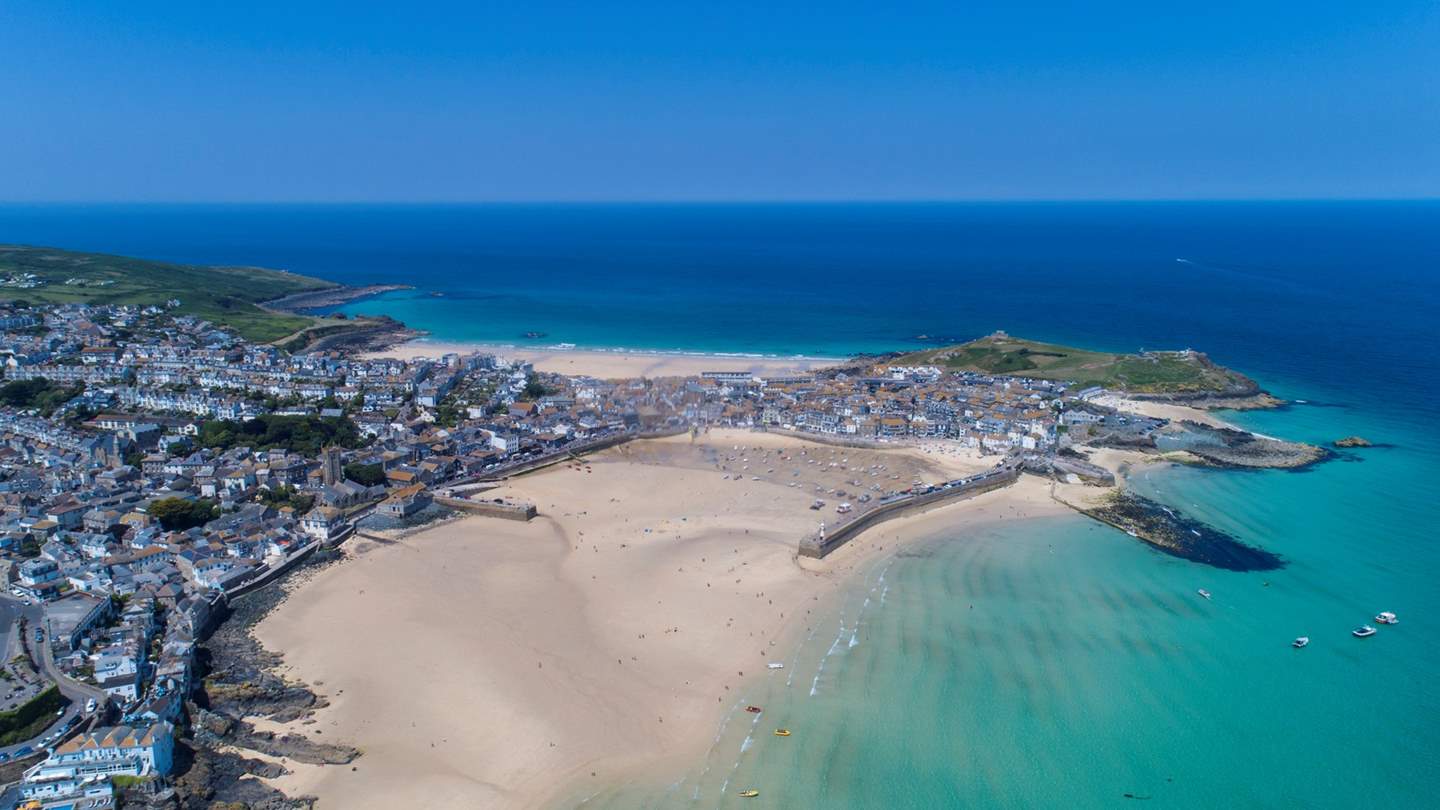 Iconic St Ives is just a short drive away