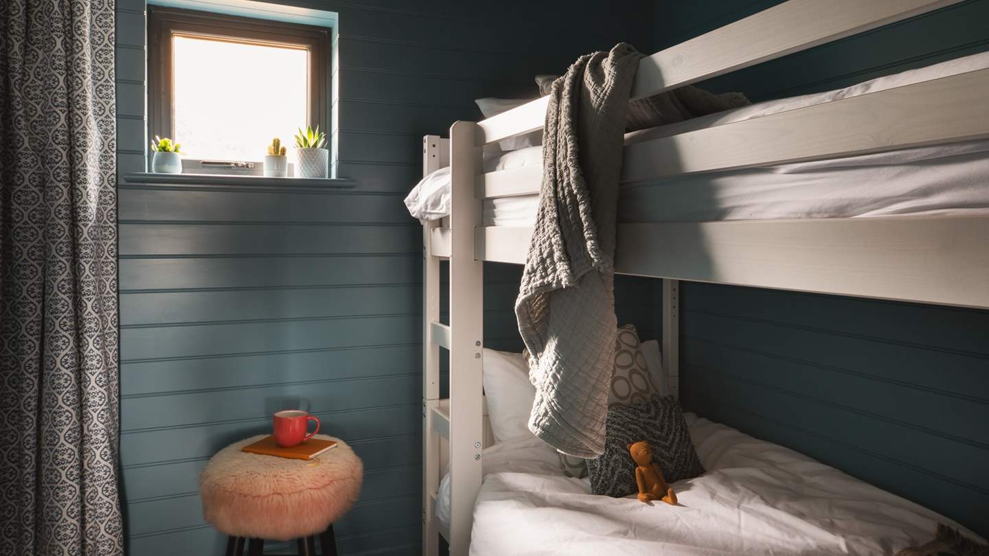 The oh-so-cute bunk bed room, perfect for little ones