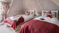 The fabulous twin room, perfect for children 