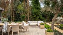 The perfect terrace for entertaining friends and family 