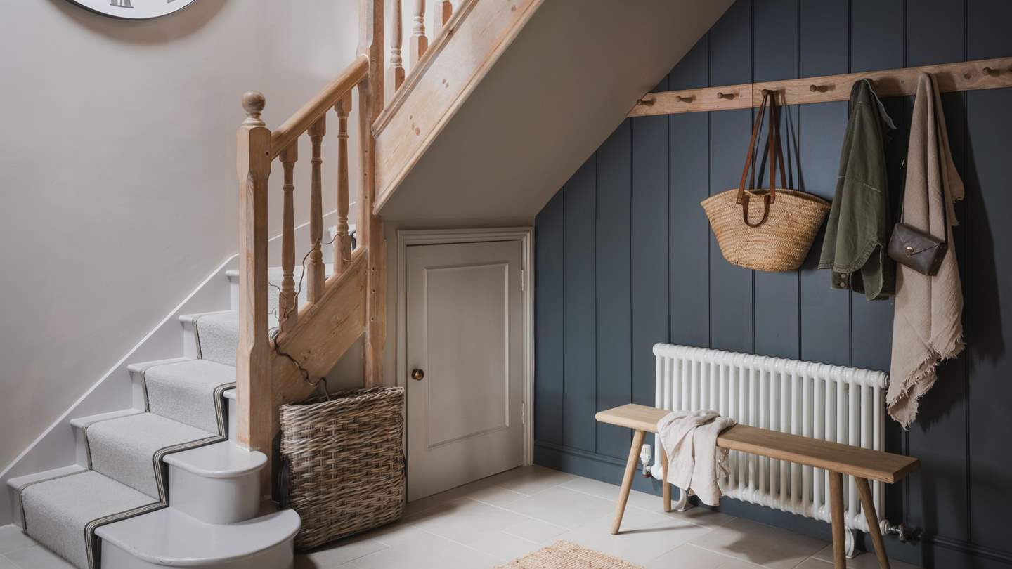 Take the staircase and discover five equally beautiful bedrooms to choose from...
