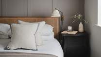 Every bedroom is dressed in luxurious, Egyptian cotton bed linen