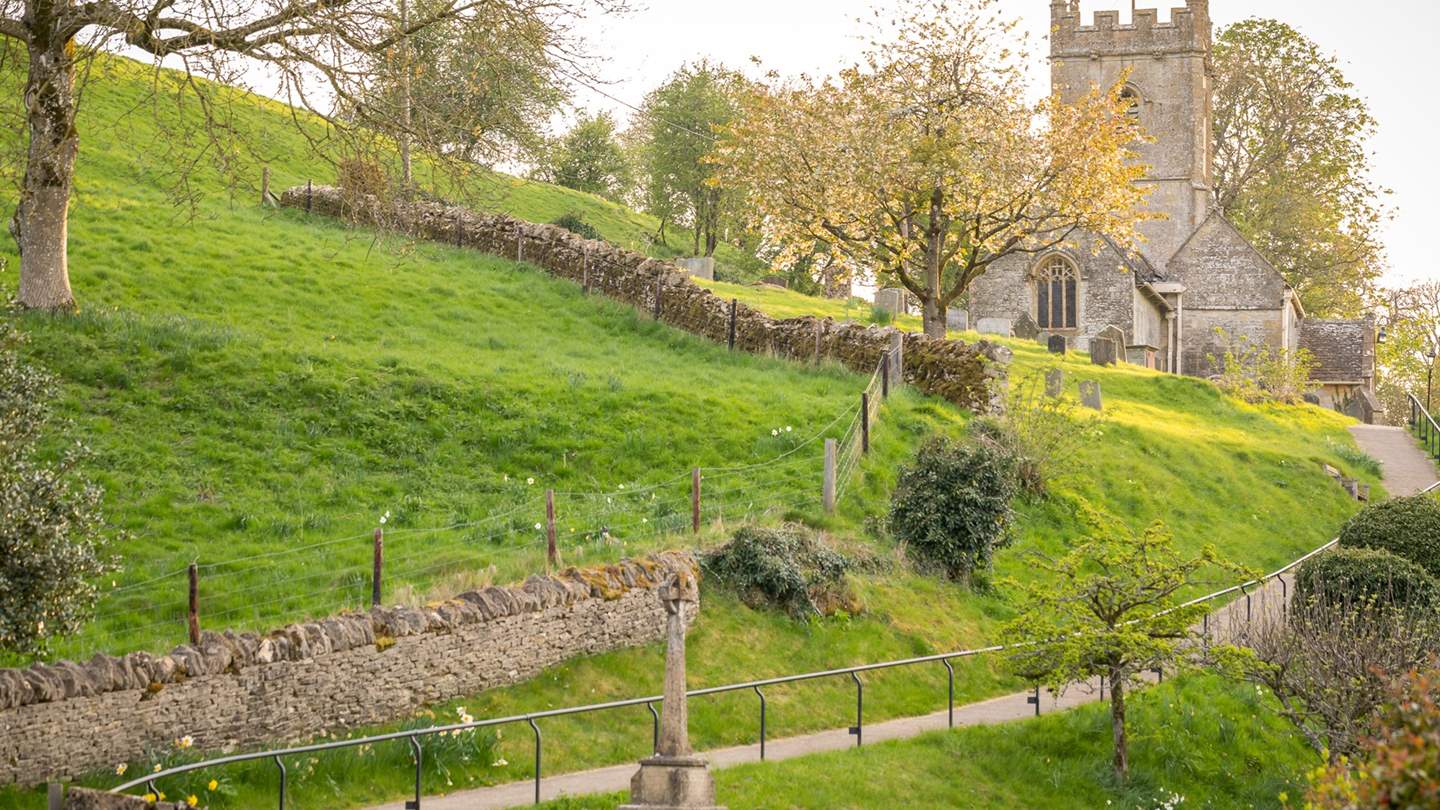 The pretty village is well worth a stroll around, with St Oswold's at its heart; a pretty 13th century church