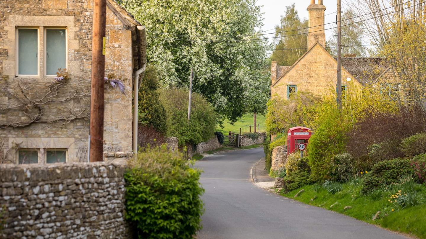 Compton Abdale lies on the Roman 'White Way'  which runs from Cirencester, and is also home to a natural spring
