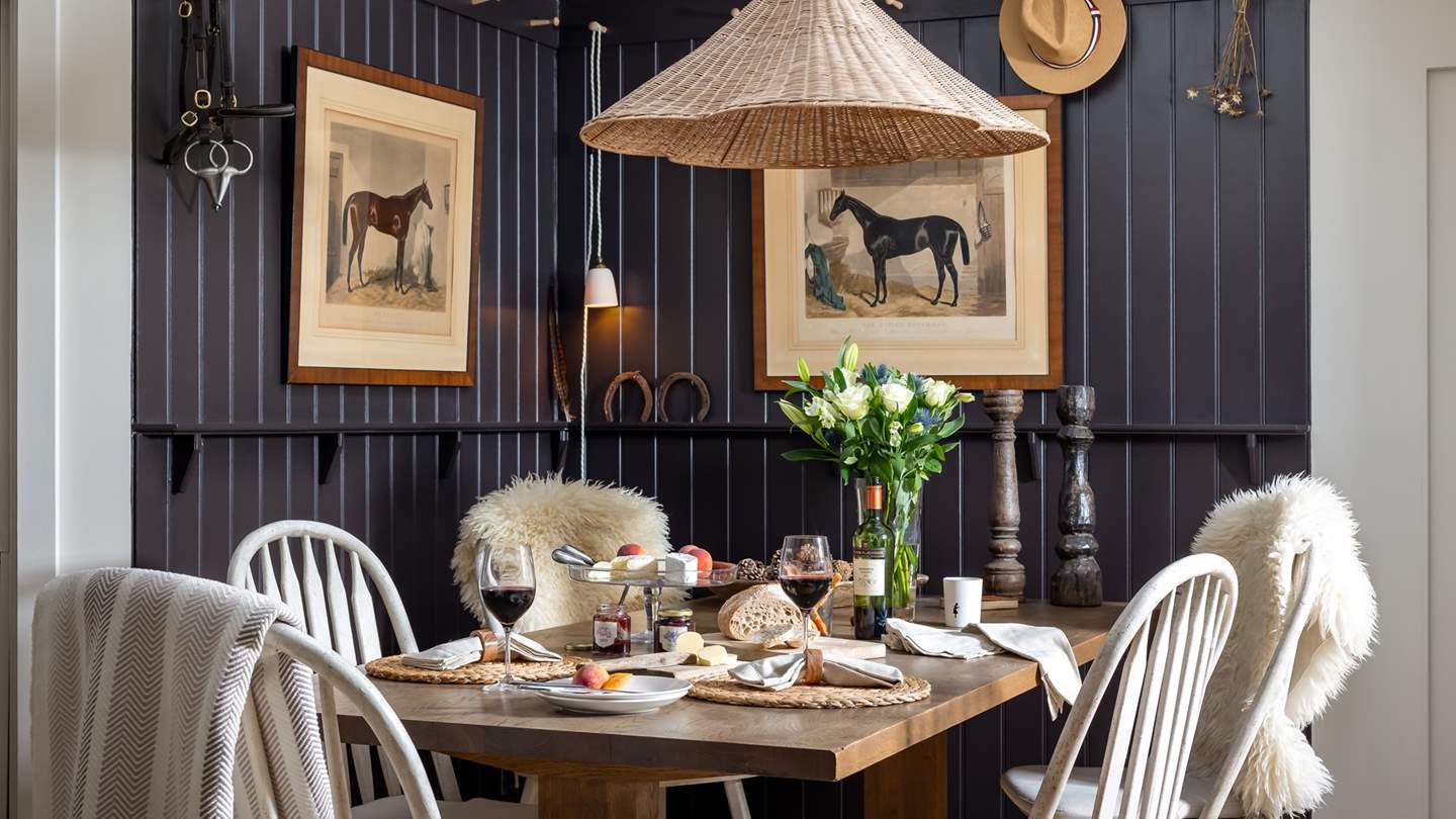 The open-plan living, kitchen and dining area makes this a spacious, airy room to spend time in