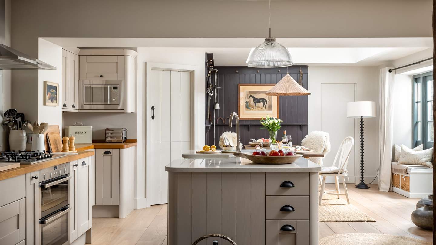 The spacious kitchen is just a dream to cook in