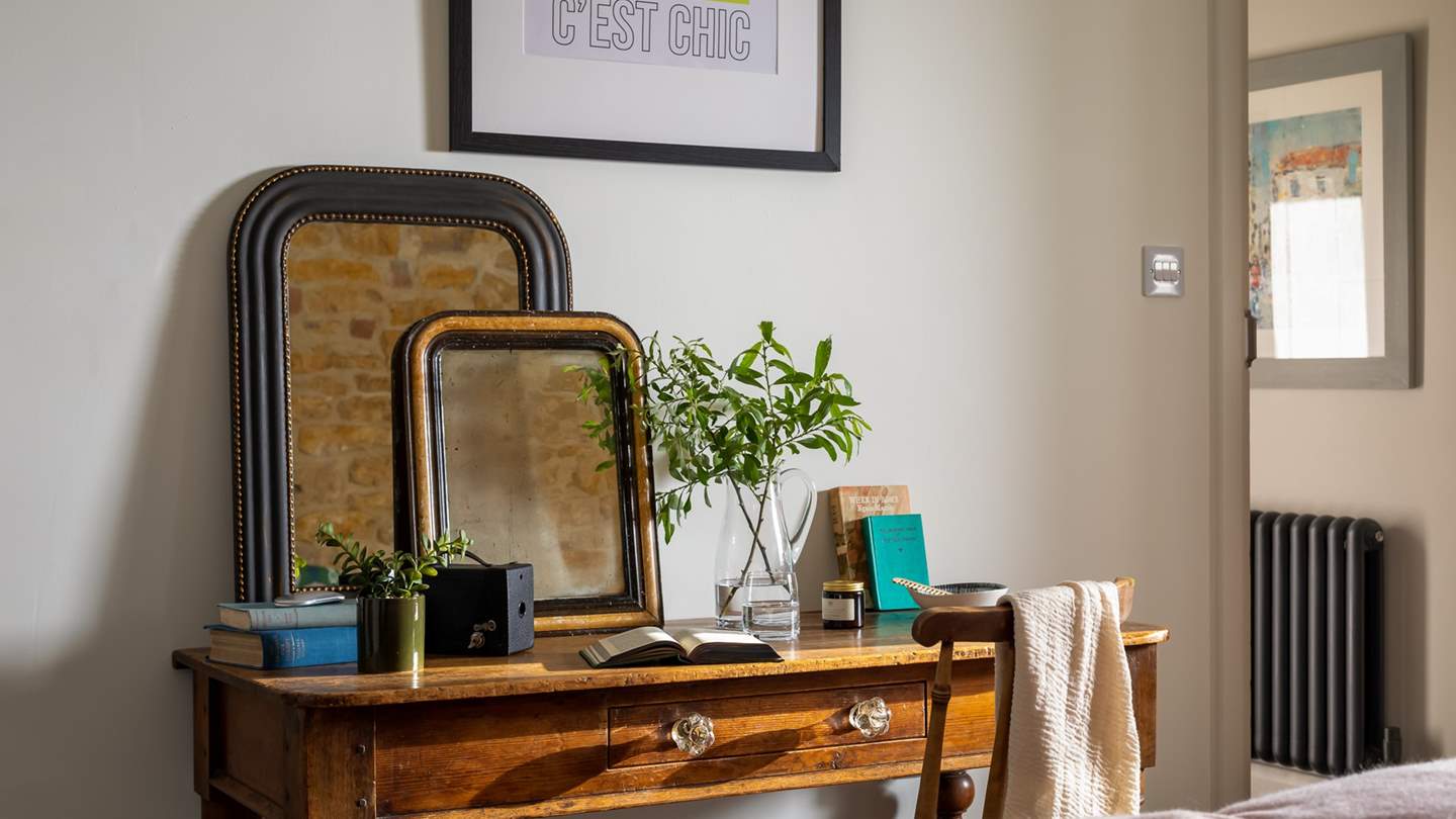 The pretty dressing table, or perfect for catching up on an email or two
