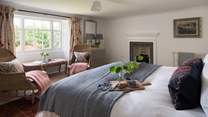 There are four beautiful bedrooms to choose from 