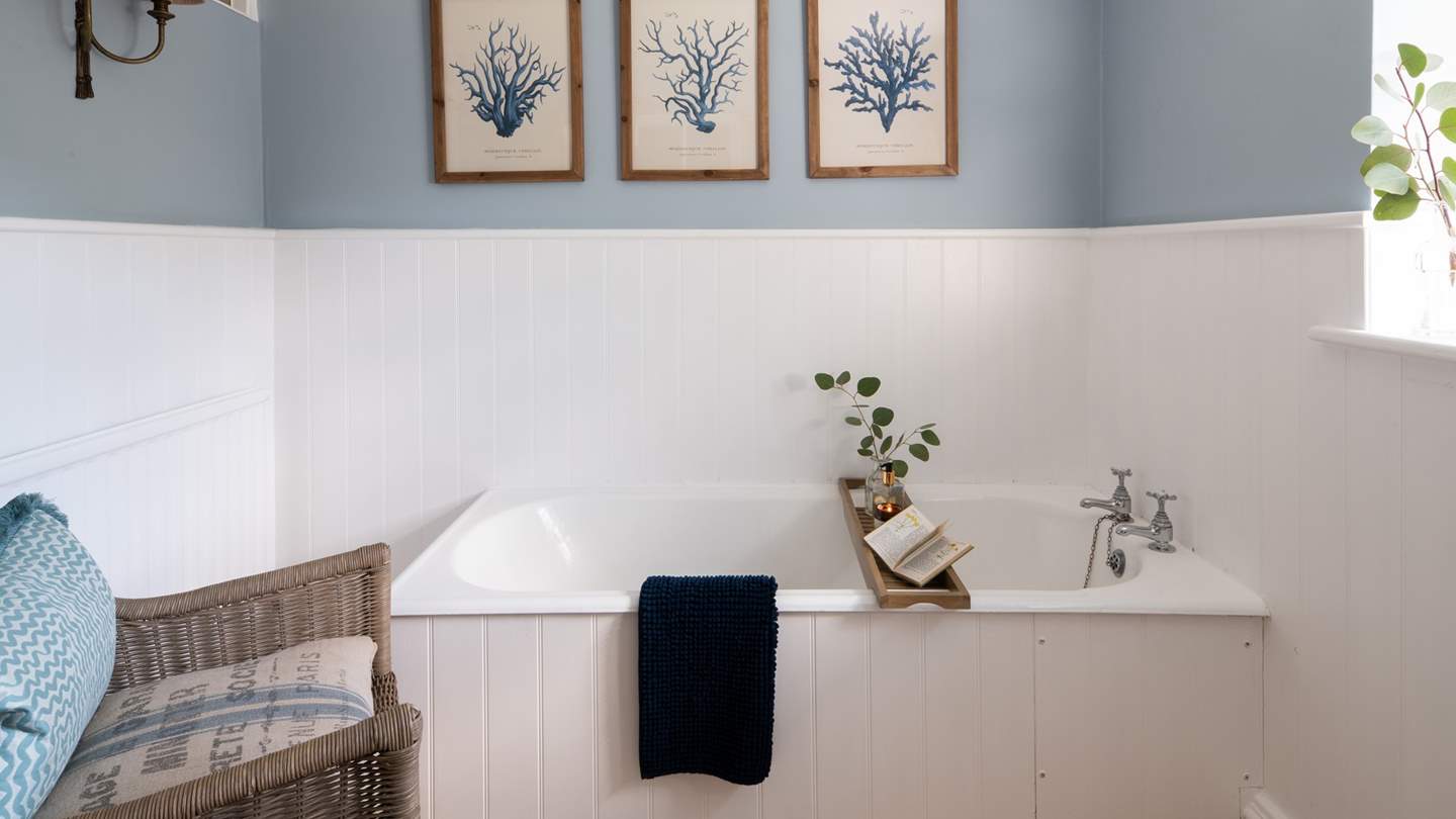 The family bathroom is perfect for long soaks 