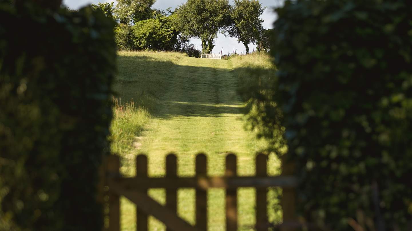 Stroll around the far reaching gardens for wonderful views of the North Coast of Cornwall...