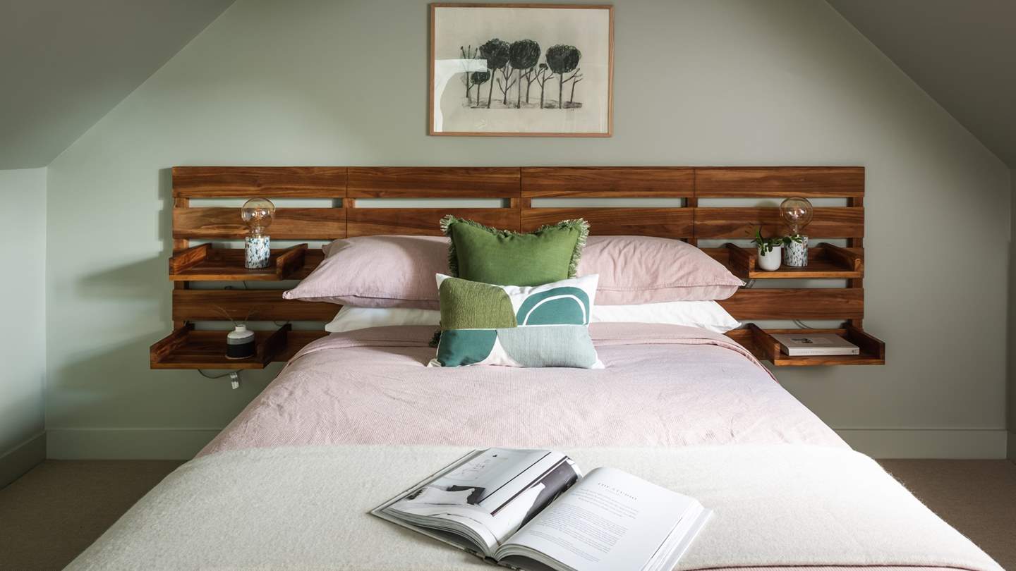 The double bed promises blissful slumbers