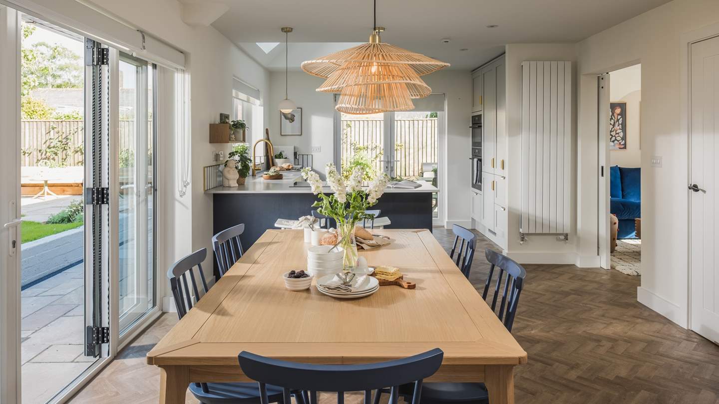 Step through the French doors to discover the spacious garden... 