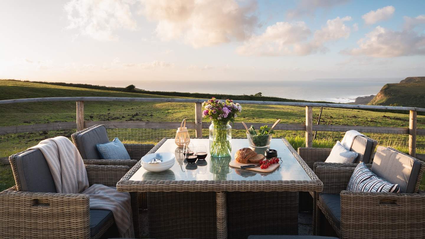 Just wow! The ultimate meal with a view