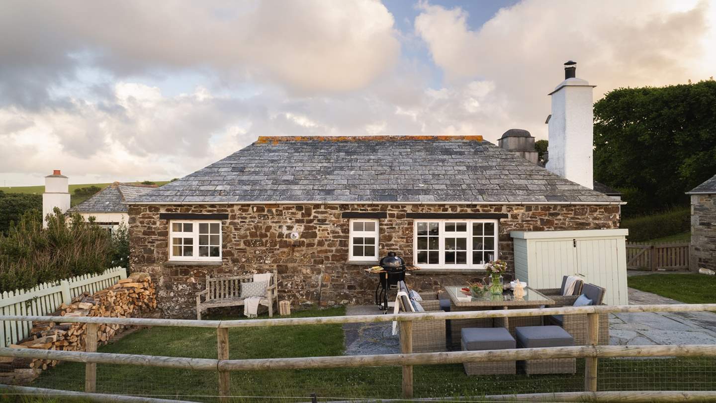 Beautifully converted, there's lots of garden space too