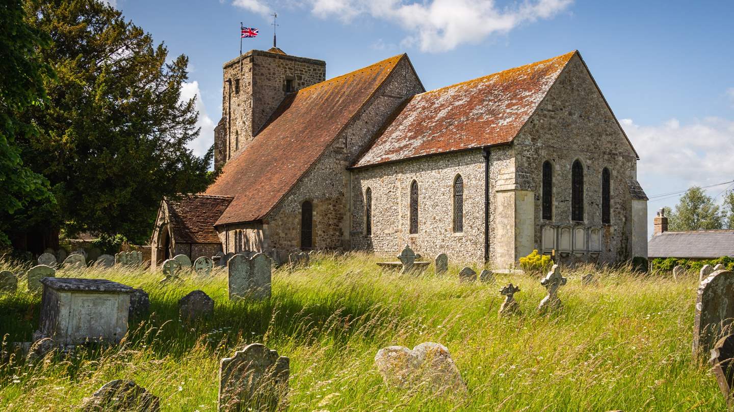 The pretty village of Amberley is just lovely to walk around
