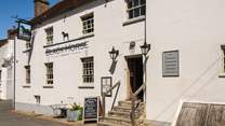 Just two minutes from Olea by foot, you'll find the grade two Black Horse, a charming pub with a heavenly supper menu