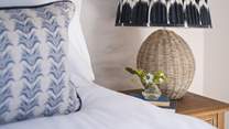 All the beds come swathed in luxurious linens, super-soft bedding and cosy throws and cushions