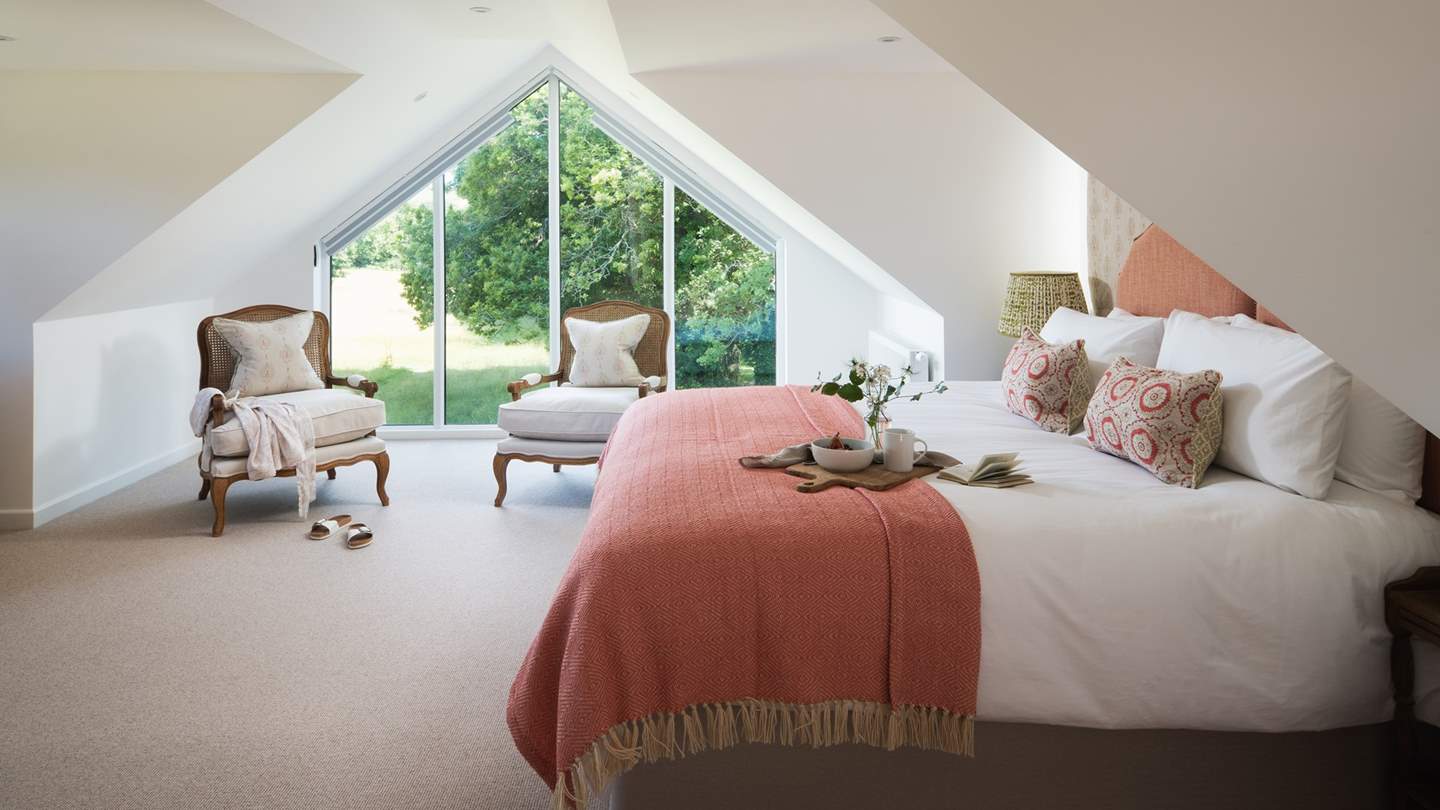 There are three gorgeous bedrooms to choose from
