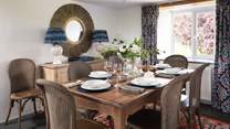 With warm and welcoming interiors, this is a beautiful Cornish holiday home whatever time of year you visit