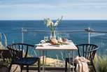 Delight in alfresco dining with unspoilt views 