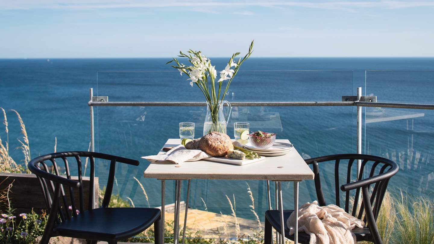Delight in alfresco dining with unspoilt views 