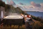 Uncover the heavenly hot tub... 