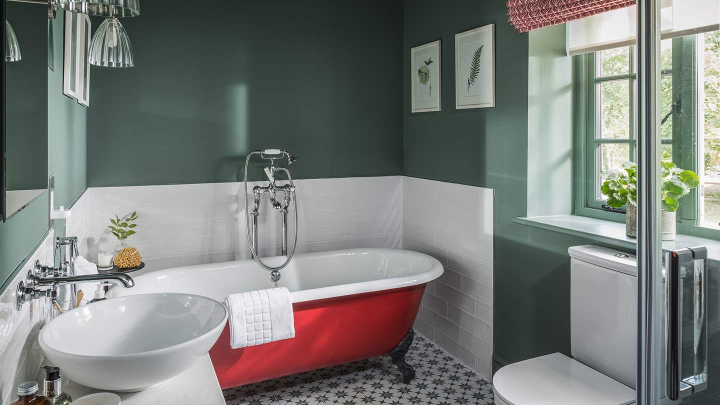 Complete with a separate walk-in shower for wake me up ablutions 