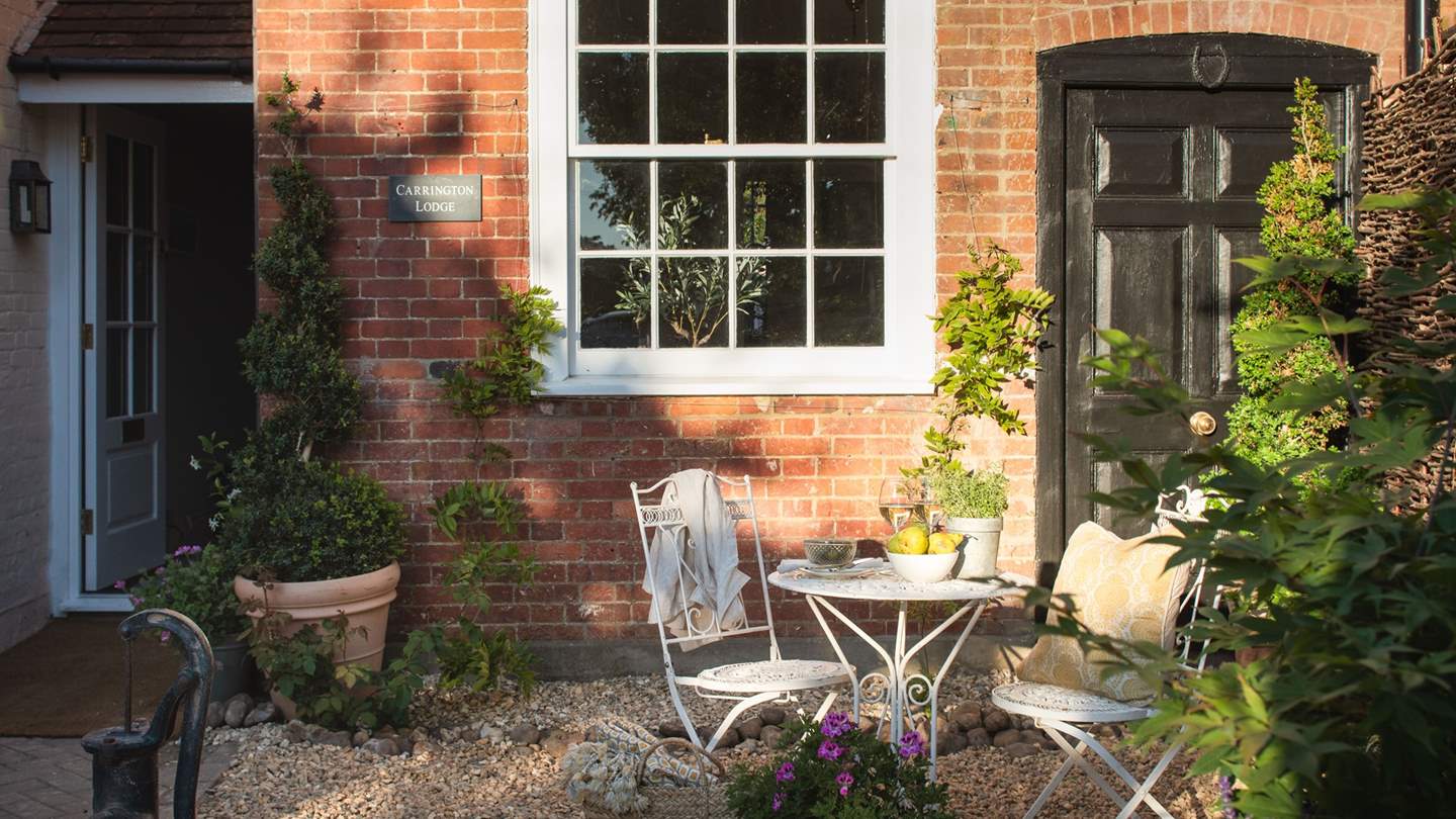 While away balmy summer evenings with a glass of something special in hand 