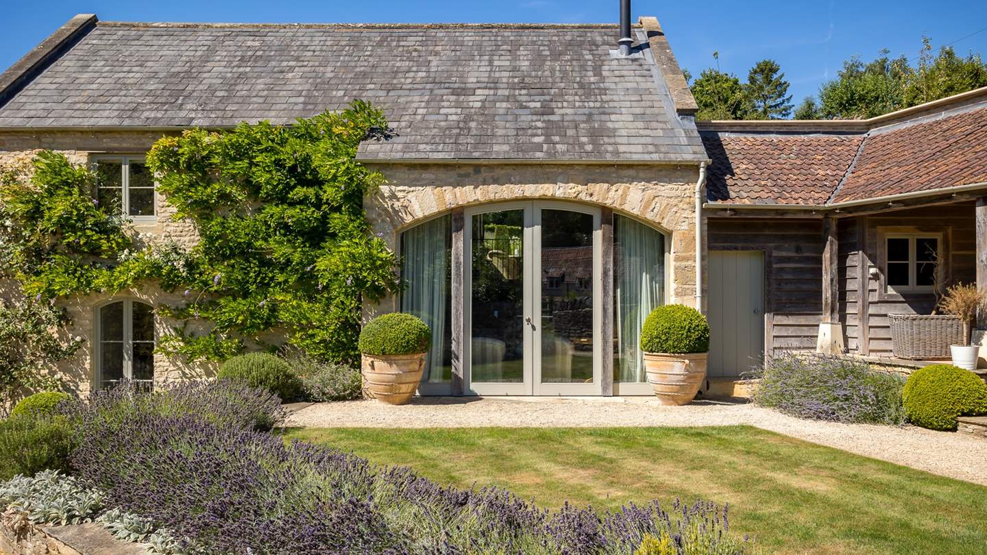 Enjoy the plentiful outdoor space, with gardens on all four sides of Lavender 