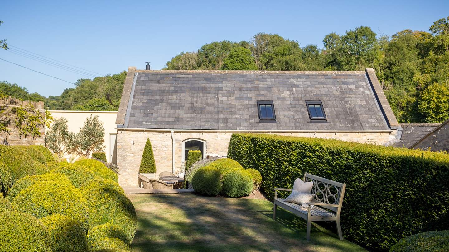 We just adore the topiary hedging at Lavender 