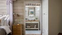 There's also a lovely ensuite shower room
