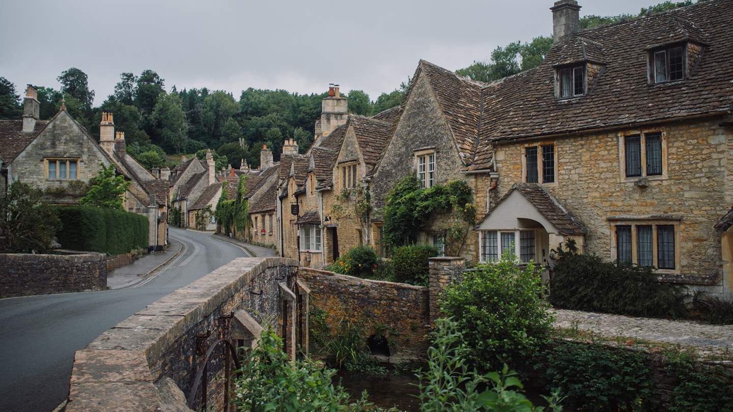 The Cotswolds is at your feet, take a day trip to the picturesque village of Castle Combe 